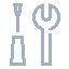 Wrench and screwdriver, symbolizing reliable building repair services